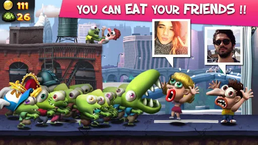 Zombie Tsunami power-up collection gameplay